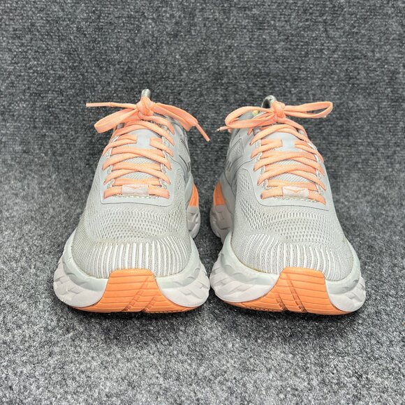 Hoka Bondi 7 Running Shoes Women's Size 8.5 Grey Athletic Training Run Sneakes - Picture 2 of 13